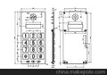 门禁设备按键密码仪器按键键盘对讲电话机按键金属锌合金按键键盘