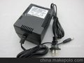 厂家直销 AC110V转AC24V2A 双线 线性电源适配器