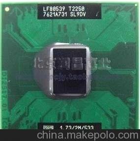供應 Intel T2250 1.73G/2M SL9DV 筆記本全新CPU圖片