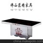 供应佛山匠精家具 CZ106火锅桌 电磁炉火锅桌 大理石火锅桌