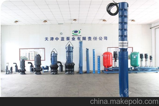 供應(yīng)天津中藍溫泉熱水潛水泵圖片