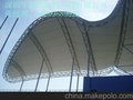 东丽新体育看台》 膜结构 。张：