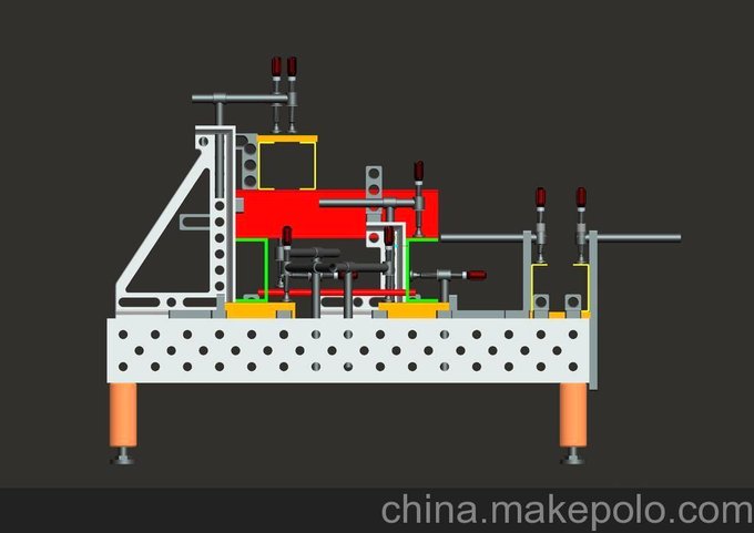 機床工作臺 鑄鐵平臺工作臺 重型工作桌 工作臺  供應鑄鐵平臺圖片