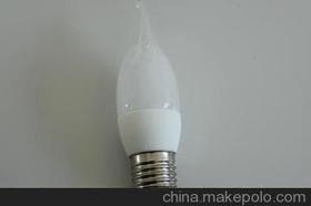 专业生产各种规格LED灯具 3W 蜡烛灯 弯角