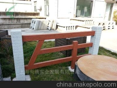 河北仿木護(hù)欄，保定水泥欄桿，邢臺(tái)園林景觀護(hù)欄，廊坊河道欄桿圖片