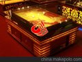 LED灯酒店ktv不锈钢茶几/杭艺KTV 不锈钢发光家具