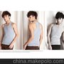 韩版时尚 纯棉修身男士背心 男款弹力汗衫圆领紧身背心J007(均码)