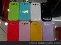 三星i9300果冻货 galaxy s3 tpu手机套批发 光面tpu清水套