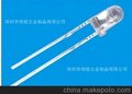 供应F3MM红绿双色发光二极管/ 共阴双色LED灯珠/ 订做各红绿双色