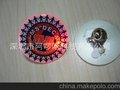 开店赠送发光胸章 厂家直销，爱心，球形各种规格滴胶胸章