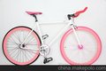 2012 新款死飞车 Fixed Gear 死飞 DEX R0 淑女红 Ta的爱款