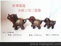 供应集美家居装饰城209树脂摆件吉祥三宝好事连连招财摆设