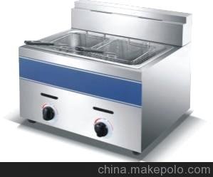FGF-72臺式雙缸雙篩燃?xì)庹t/燃?xì)庹ㄥ?燃?xì)庹t/油炸機/炸薯條機圖片