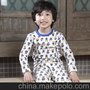 2012新款 童装 金米儿童保暖内衣 黄金绒 不倒绒 6304#小童