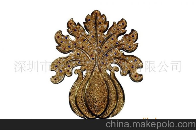 ktv夜總會(huì)玻璃鋼倒模鍍金構(gòu)件水晶膠工藝裝飾掛件天璽藝術(shù)圖片