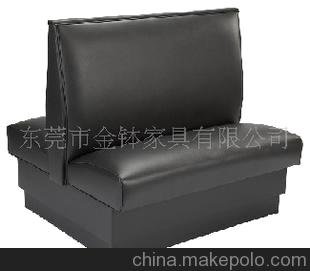 供應(yīng)咖啡廳卡座沙發(fā) 布藝酒店沙發(fā) PU卡座高檔沙發(fā)圖片