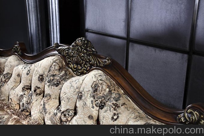 910B#歐美古典布藝沙發(fā)圖片
