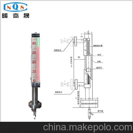 電子雙色磁敏液位計(jì) 智能高清磁敏液位計(jì)圖片