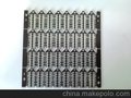 LED灯板，双面黑油PCB板，拼板出货