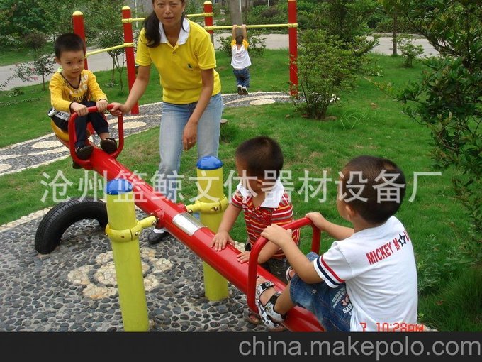 供應(yīng)健身路徑器材 健身器材廠家 健身路徑 雙人蹺蹺板圖片