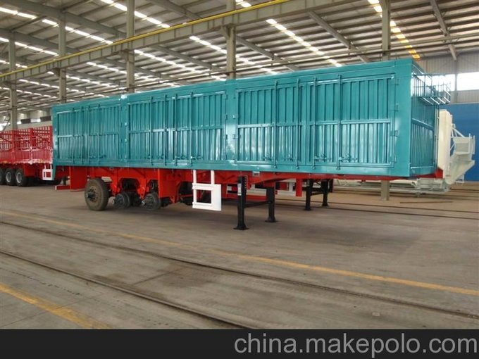 梁山亞隆掛車 半掛車  廂式運輸半掛車  輕體掛車  掛車圖片