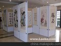 八棱柱展板 展览作品书画展板 八棱柱屏风展板 画展专用展示板