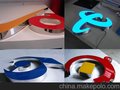 LED深圳LED发光字生产厂家/吸塑字/外露字/灯箱字/通体字/精工字/钛金字/水晶字