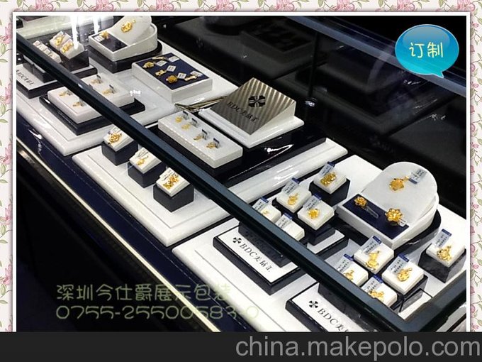 供應(yīng)珠寶道具烤漆道具 高端黃金展示 陳列 珠寶首飾包裝圖片