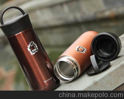 新品爆款 保康正品 雙層不銹鋼高真空拎手保溫杯 350ml茶水杯子
