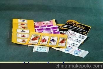 不干膠印刷,銅板紙不干膠,PVC不干膠圖片