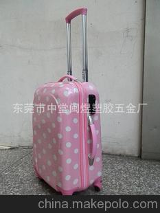 白色圓點旅行箱 四輪行李箱 粉色女式拉桿箱RA8013圖片