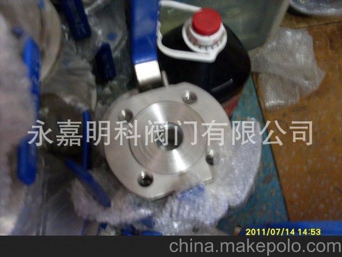 Q71對夾式球閥圖片