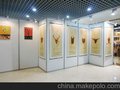 供应鑫淼XM-A100便捷展览屏风展架，铝合金八棱柱广告拆卸展架