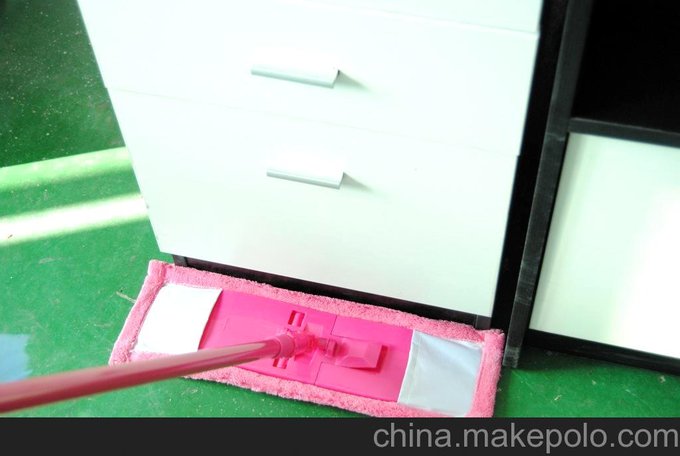 廠家直銷 來樣訂做珊瑚絨拖把 家用拖把 能輕松解決死角的灰塵圖片