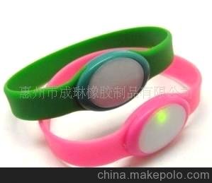 LED燈閃光環(huán)保硅膠手環(huán)圖片