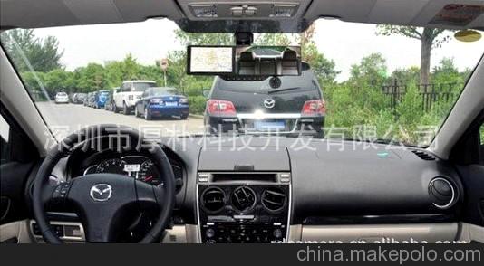 5寸GPS導航后視鏡 藍牙免提 倒車后視 FM發射 3D實景