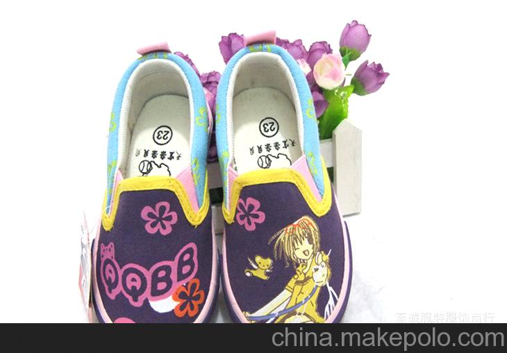 2013新款新款天宏親親貝貝男女裝童裝童鞋手繪帆布鞋批發