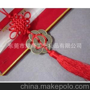 中國結掛件一個銅錢掛飾 中國風特色手工藝 外事出品