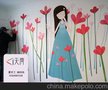 长沙卧室手绘墙，小女孩唯美手绘墙画