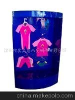 服裝\服飾紙貨架 服裝瓦楞紙展架 服裝展示架 服裝紙展架圖片