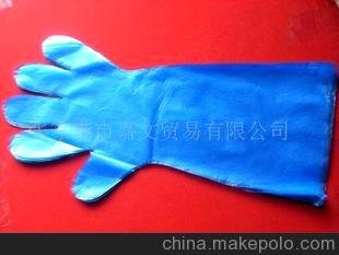 低價供應(yīng)PE長袖手套 價格合理 質(zhì)量保證圖片