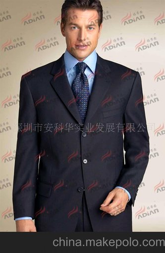 供應西裝西服歐式高檔毛料商務(wù)西裝職業(yè)西服圖片