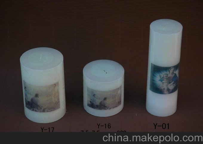 宗教蠟燭 教堂蠟燭 墓地蠟燭 祭祀蠟燭圖片