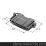 KET汽车连接器MG613138-4插件040SP 直排10孔位