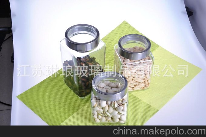公司現(xiàn)出售高精制高透明食品玻璃瓶特價(jià)，出口外貿(mào)玻璃瓶圖片