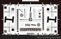 供应三恩驰NEISO12233分辨率测试卡(增强型)