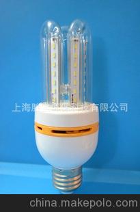 雅絡 三年質保 6W 3U型玻璃燈管LED燈 超亮360°發光LED玉米燈