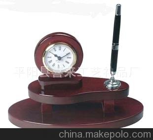 廠家高檔商務(wù)辦公禮品 仿紅木臺歷架 多功能臺歷架。圖片