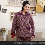 采购魅密妃8834中老年珊瑚绒三层夹棉加厚长袖保暖家居服