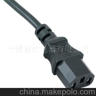 C(圖)C13電腦電源線(xiàn),歐洲認證標準電源線(xiàn)圖片